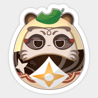 Sayu Mujina Flurry - Muji-Muji Daruma Genshin Impact Mascot Sticker